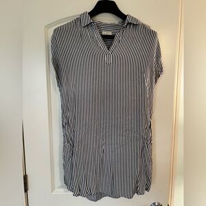 Thread & Supply Cap Sleeve Shirt Dress